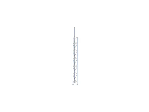 vakwerkmast,H 5350mm,staal vuurverzinkt,m. dwars-/diagonaalbalken