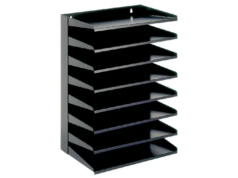 Sorteerrek Vepa Bins 8 delig zwart