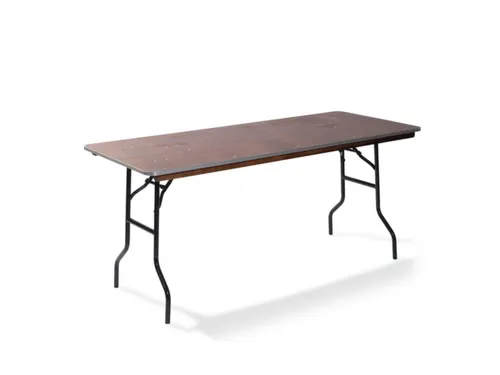 klaptafel,HxBxD 760x760x2200mm,rechthoekig,4voeten zwart