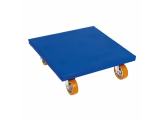 meubelroller,draagverm. 1200kg,laadvl. LxB 600x600mm,platform gesloten - 1
