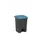 pedaalemmer,1x45l,HxBxD 600x398x410mm,romp PP grijs,deksel PP blauw