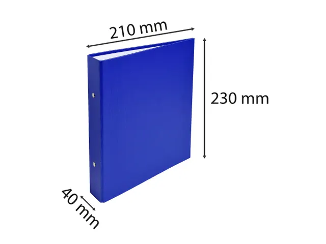 Ringmap PP A5 2R 30mm blauw