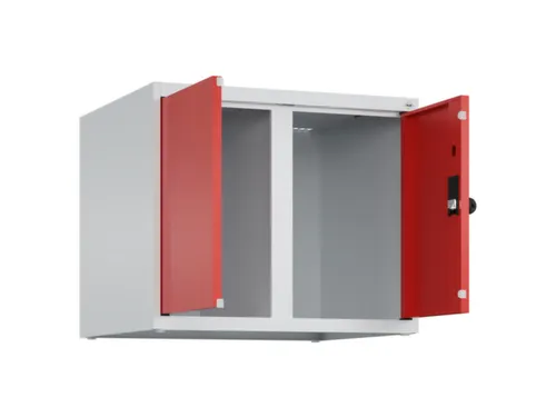 opzetkast,v. locker,2vak.,vak B 300mm,HxBxD 500x600x500mm,vleugeldeur