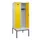 locker met bank,HxBxD 2120x800x815mm,2vak,vak B 400mm,cilinderslot