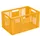 Euronorm Stapelkrat Pe 320x600x400mm 63liter Open Geel