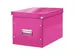 Click & Store WOW Kubus Grote Opbergdoos Roze 80% gerecycled karton
