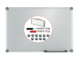 Whiteboard 2000 MAULpro set 90x120cm Zilver - 1