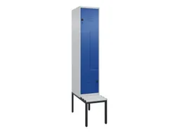 Z-garderobekast,HxBxD 2120x400x815mm,2vak,vak B 400mm,draaigrendel