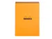 Spiraalblok Rhodia A4 lijn 160 pagina's 80gr oranje