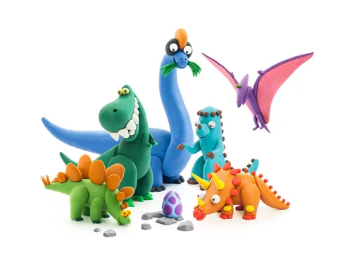 Hey Clay Klei set Dinos 15 delen