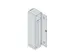 locker voor scheiding van kleding,HxBxD 1950x400x500mm,1vak