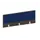 baliepaneel bureau aanbouw achter NV bruin hickory BN6016-blauw 1200mm