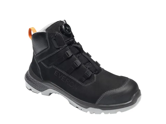 Emma EVERON D 2.0 DISC hoge veiligheidsschoen S3S Nubuck Zwart D-39