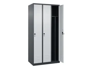 locker voor scheiding van kleding,HxBxD 1850x900x500mm,3vak - 2