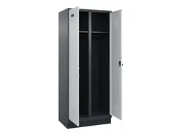 locker voor scheiding van kleding,HxBxD 1950x800x500mm,2vak