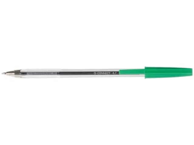 Balpen Met Dop Medium Punt 1.0mm Groen