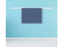 Partnerline Prikbord 90x120cm Camira Blauw Paars