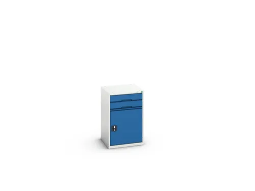 ladekast HxBxD 800x525x550mm 2laden romp RAL7035 front RAL5010