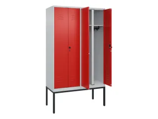 locker voor scheiding van kleding,HxBxD 2120x1200x500mm,4vak - 2
