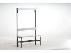 omkleedbank,HxLxD 1670x1015x375mm,alu. lijsten,RAL7016