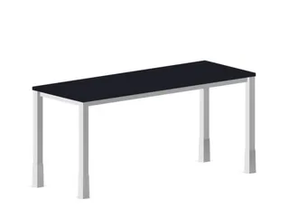 In hoogte verstelbaar bureau,HxBxD 720-840x1600x600mm,CC-zwart - 2