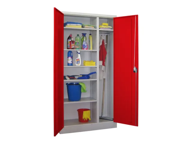 gereedschapskast,HxBxD 1950x1000x400mm,RAL7035,front RAL3000