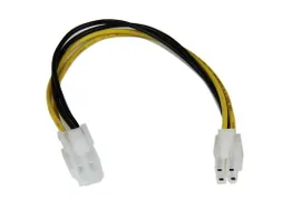 20cm ATX12V 4-pins P4 CPU Verlengkabel Voeding M/F