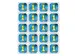 Consumptie breekmunten Combicraft 200 stuks blauw