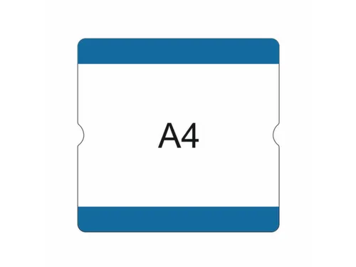 beschrijfbare hoes,markering HxB 302x290mm,PVC,blauw