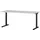 In hoogte verstelbaar bureau,HxBxD 700-800x1600x800mm,blad lichtgrijs