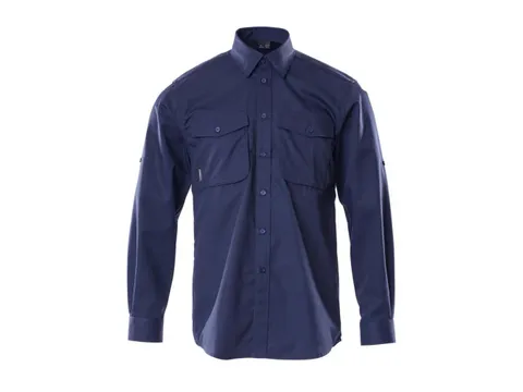 Chemise Mascot 12004-530-01, bleu marine, taille 45/46, la piece