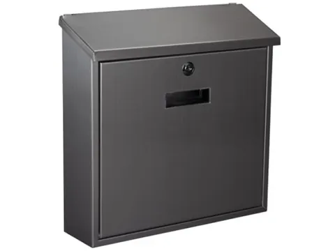 Brievenbus Monaco Inox met naamplaatje incl. 2 sleutels 36.8x36.5x10cm