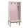 locker met bank,voor scheiding van kleding,HxBxD 2120x900x815mm,3vak
