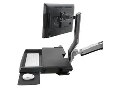Ergotron SV Combo Wit PC Multimedia Standaard arm Muur