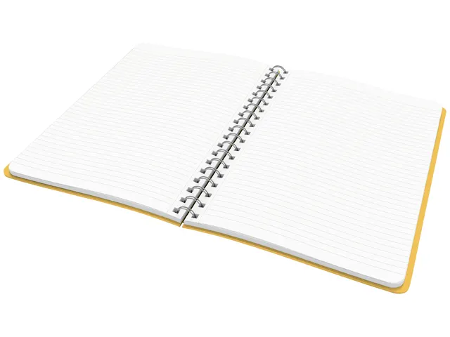 Notitieboek Leitz Cosy B5 lijn spiraal geel