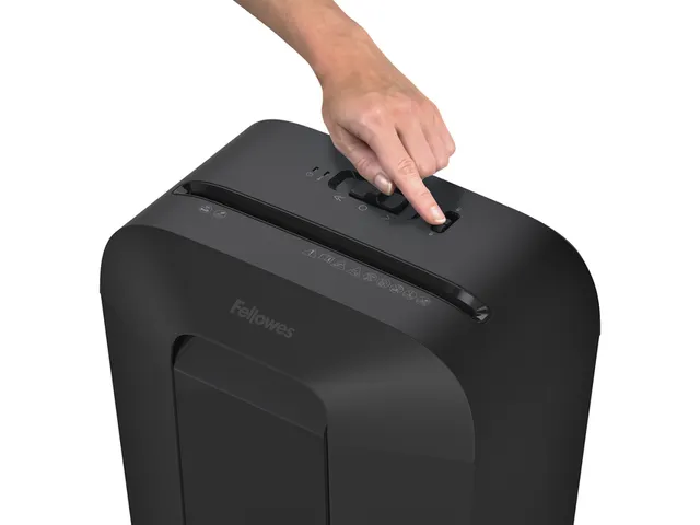 Destructeur Fellowes Powershred LX41 particules 4-12mm noir P-4