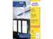 Etiquette dorsale Avery 59x192mm Large adhésive blanc L6061-100