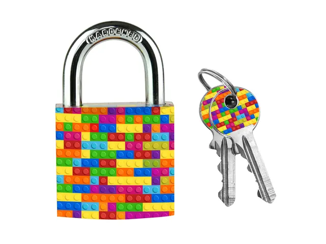 Hangslot Masterlock 30mm met 2 sleutels Assorti motief