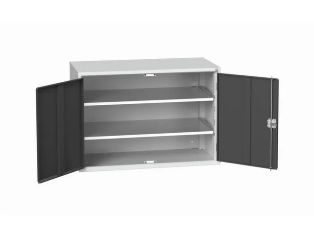 universele kast,HxBxD 800x1300x550mm,2xStalen bodem,draaigrendelslot