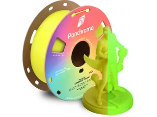 Polymaker 3D filament Panchroma PLA Luminous 1,75mm Geel 1kg - 1