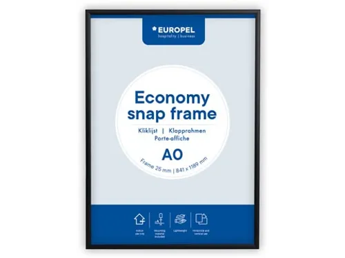 Kliklijst Europel Economy A0 25Mm Zwart
