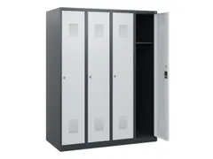 schoollocker,HxBxD 1530x1200x500mm,4vak,vak B 300mm,cil.-slot