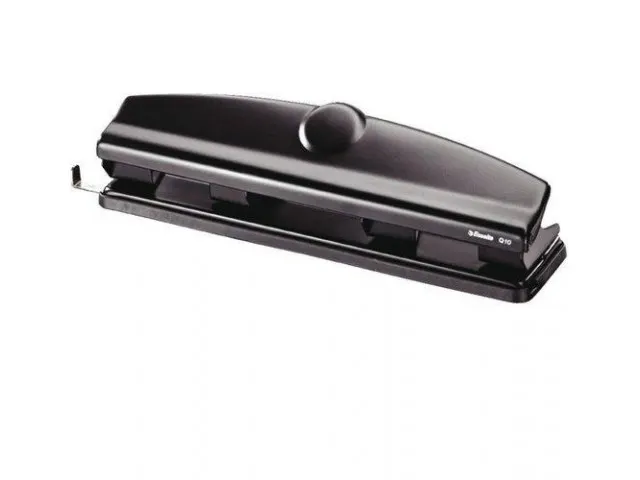 Perforator Esselte Q10 4-gaats 10 vel zwart