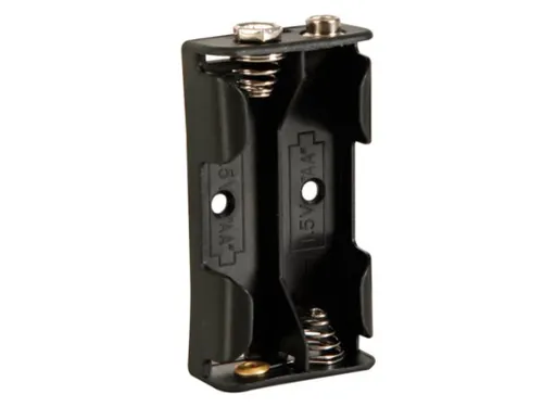 Batterijhouder Voor 2 x AA-CEL (Voor Batterijclips)