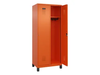 locker,HxBxD 1950x800x500mm,2vak,vak B 400mm,cil.-slot,voeten - 2