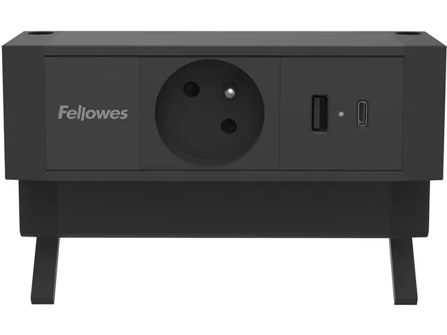 contactdoos Power Desk zwart voor België