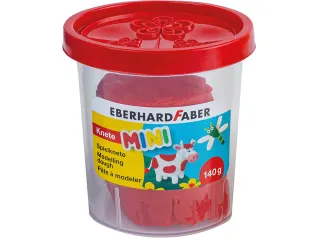 Kinderklei Eberhard Faber in beker,140gr wit, geel, rood, blauw - 6