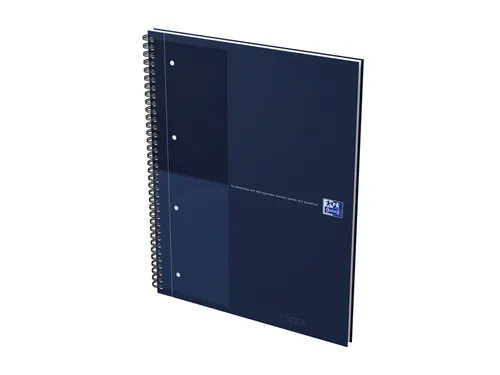 Spiraalblok Oxford International Notebook A4+ lijn Blauw