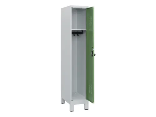 schoollocker,HxBxD 1630x300x500mm,1vak,vak B 300mm,draaigrendel,voeten
