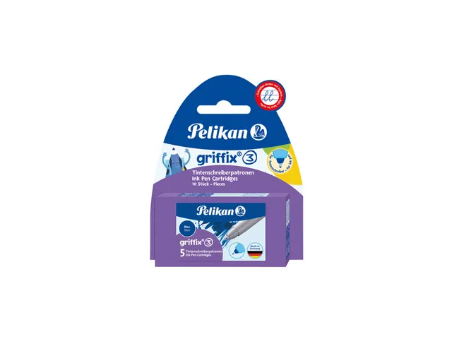 Balpenvulling Griffix blister 2x5 stuks blauw